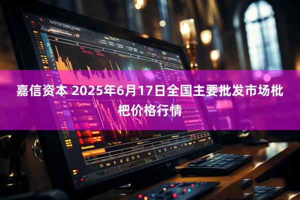 嘉信资本 2025年6月17日全国主要批发市场枇杷价格行情
