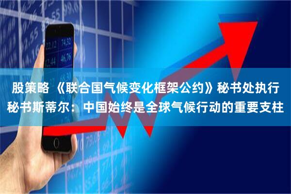 股策略 《联合国气候变化框架公约》秘书处执行秘书斯蒂尔：中国始终是全球气候行动的重要支柱
