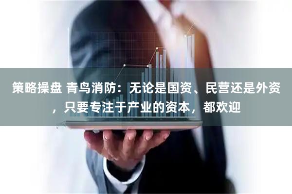 策略操盘 青鸟消防：无论是国资、民营还是外资，只要专注于产业的资本，都欢迎